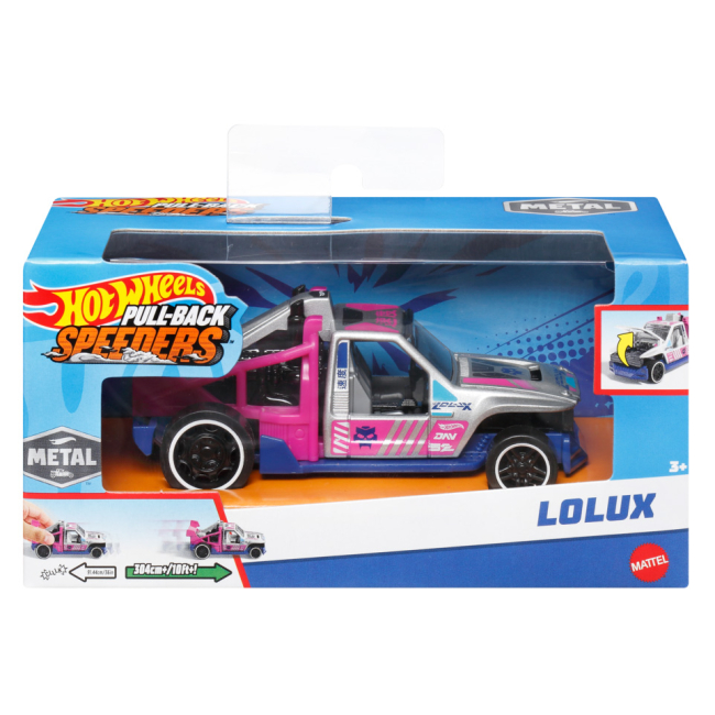 Автомодели - Автомодель Hot Wheels Pull-back speeders Lolux (HPR70/6)#4