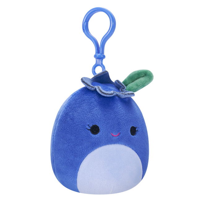 Брелоки - М'яка іграшка-брелок Squishmallows Чорниця Блубі 9 см (SQCP00147)#2