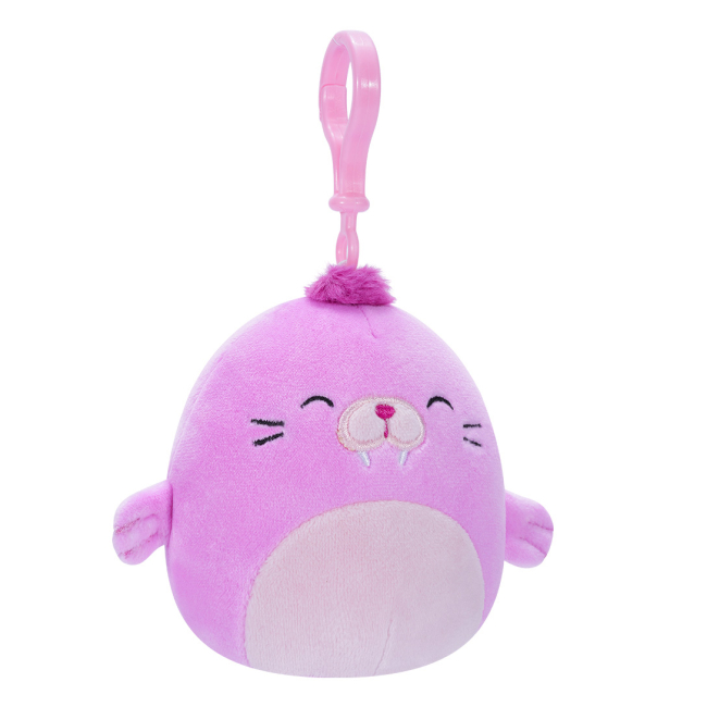 Брелоки - М'яка іграшка-брелок Squishmallows Морж Пепе 9 см (SQCP00150)#2
