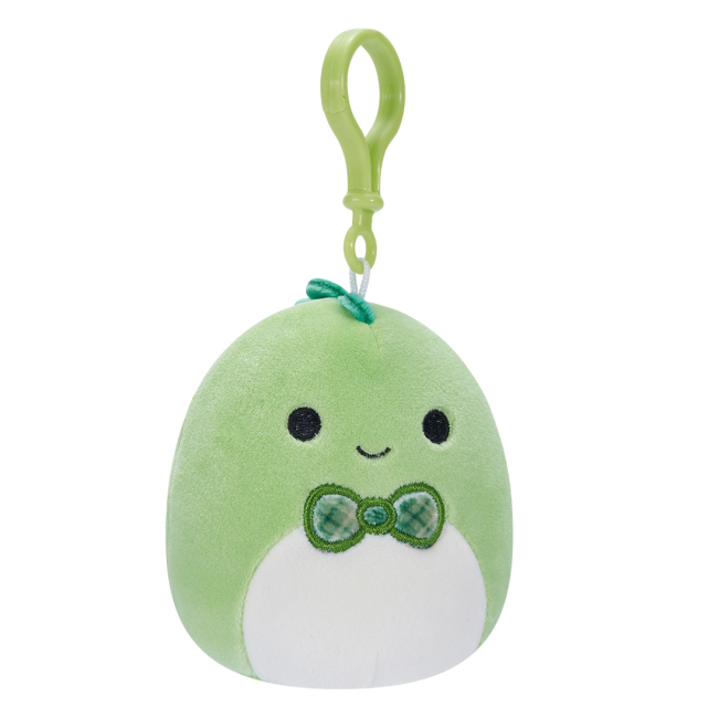 Брелоки - М'яка іграшка-брелок Squishmallows Діно Денні 9 см (SQCP00151)#2