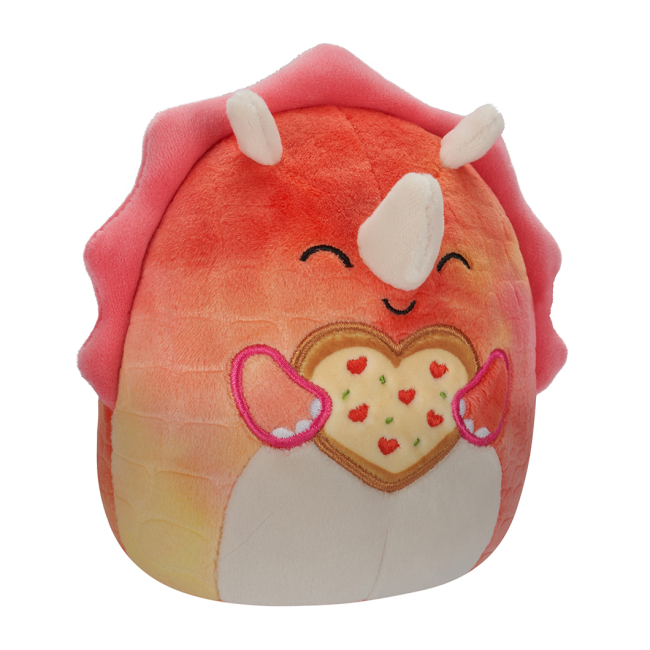 Мягкие животные - ​Мягкая игрушка Squishmallows Трицератопс Тринити 19 см (SQVA00857)#2
