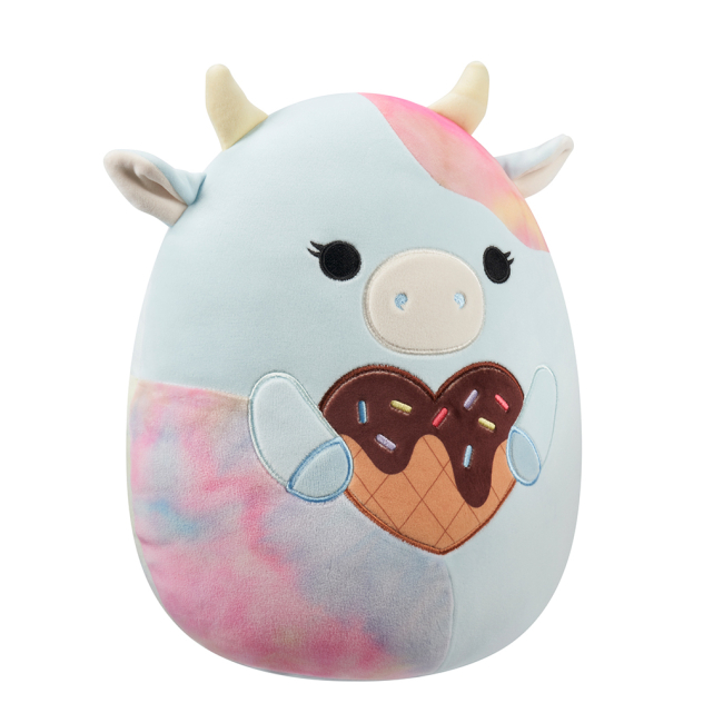 Мягкие животные - Мягкая игрушка Squishmallows Коровка Каедия 19 см (SQVA00861)#2