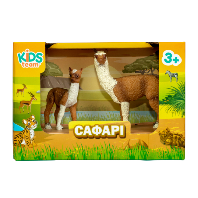 Фігурки тварин - Набір фігурок Kids Team Сафарі Альпака з малюком в асортименті (Q9899-A34/1)#3