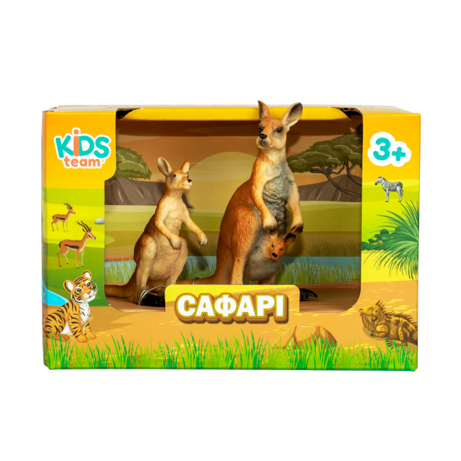 Фігурки тварин - Набір фігурок Kids Team Сафарі Кенгуру з кенгурятком в асортименті (Q9899-A38/1)#3