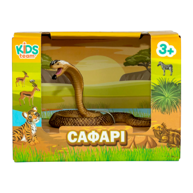 Фігурки тварин - Ігрова фігурка Kids Team Сафарі Королівська Кобра (Q9899-A80/5)#2