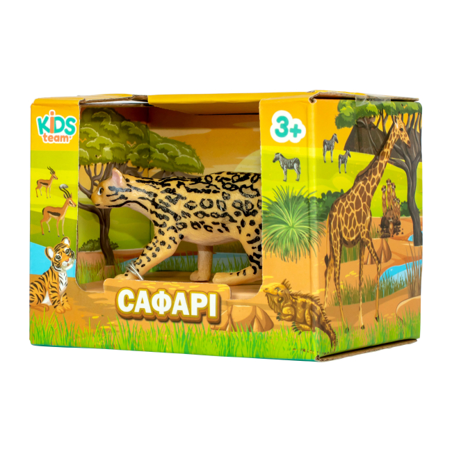 Фігурки тварин - Ігрова фігурка Kids Team Сафарі Оцелот (Q9899-A80/6)#2