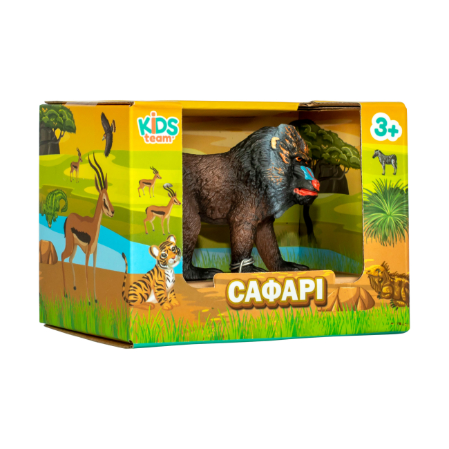 Фигурки животных - Игровая фигурка Kids Team Сафари Мандрил (Q9899-A81/4)#2