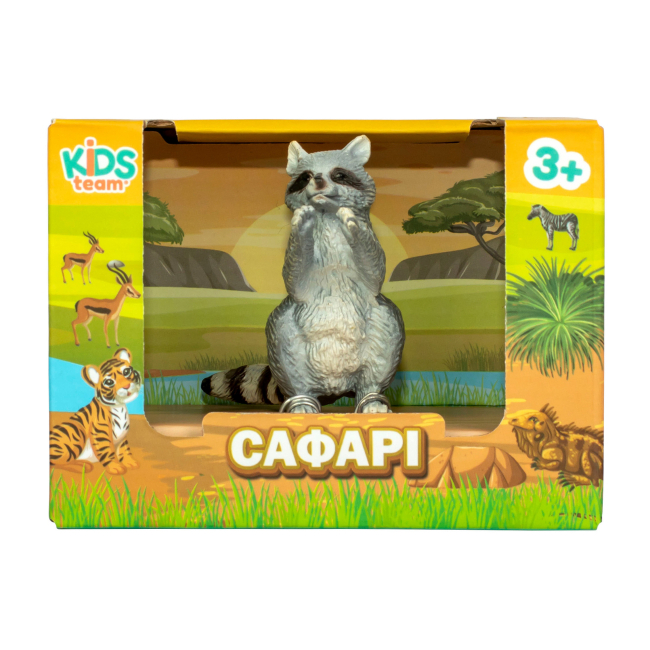 Фігурки тварин - Ігрова фігурка Kids Team Сафарі Єнот (Q9899-A82/3)#2