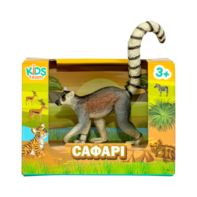 Фигурки животных - Игровая фигурка Kids Team Сафари Лемур (Q9899-A82/4)#2
