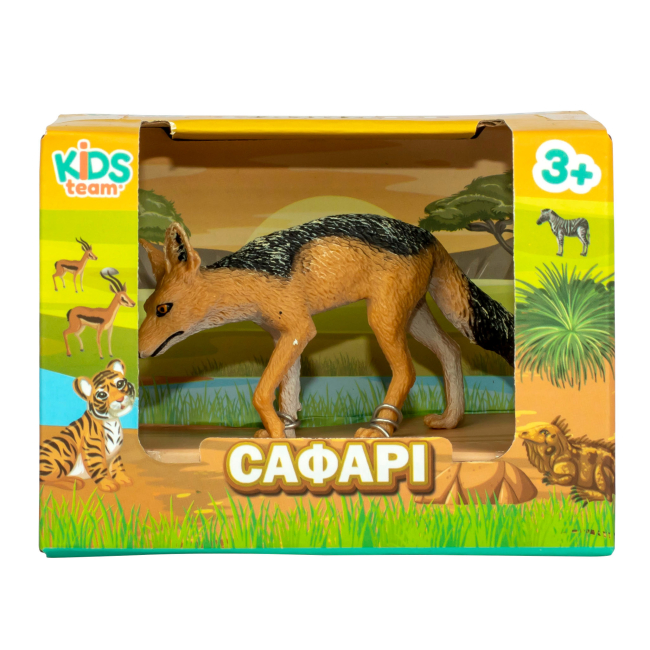 Фігурки тварин - Ігрова фігурка Kids Team Сафарі Чепрачний шакал (Q9899-A82/6)#2
