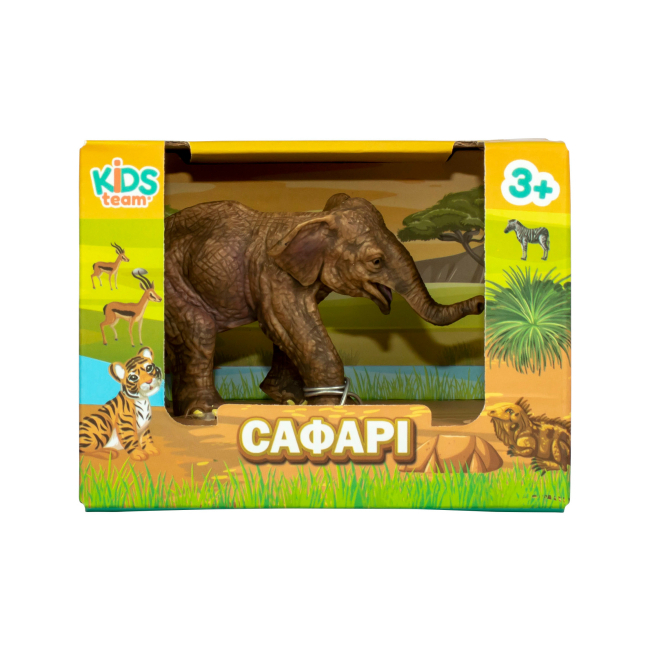Фігурки тварин - Ігрова фігурка Kids Team Сафарі Слоненя в асортименті (Q9899-A83/2)#3