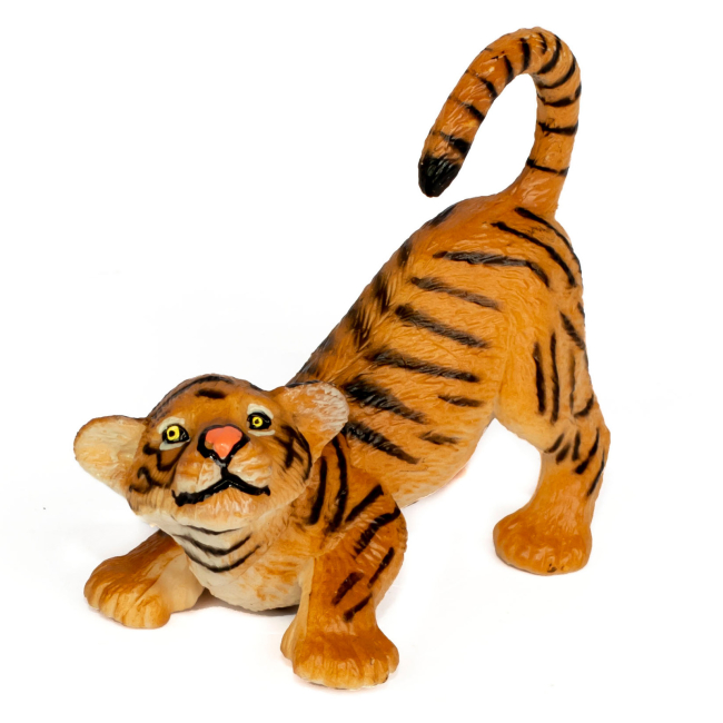 Фигурки животных - Игровая фигурка Kids Team Сафари Тигренок в ассортименте (Q9899-A83/3)#2