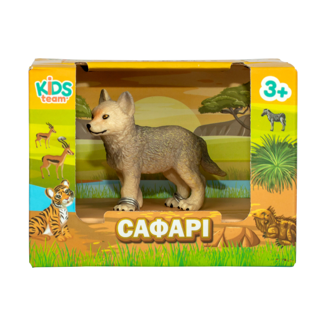 Фигурки животных - Игровая фигурка Kids Team Сафари Волчонок в ассортименте (Q9899-A91/1)#3