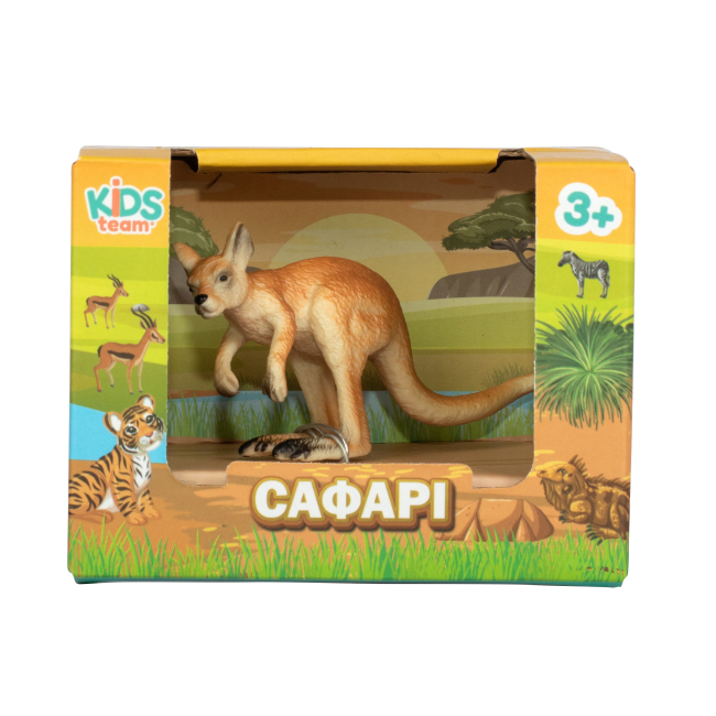 Фигурки животных - Игровая фигурка Kids Team Сафари Кенгуренок в ассортименте (Q9899-A92/1)#3