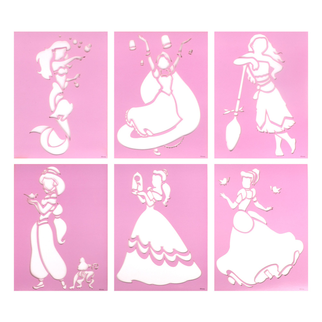 Товари для малювання - Набір спрей-ручок Disney Princess з трафаретами (DP22364)#3