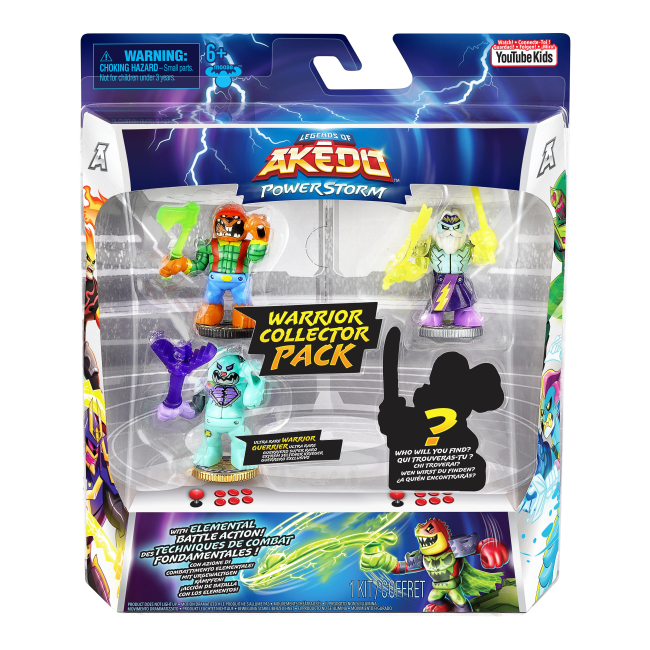 Фігурки персонажів - Ігровий набір Akedo Power storm Набір колекційних воїнів 3 (123274)#2