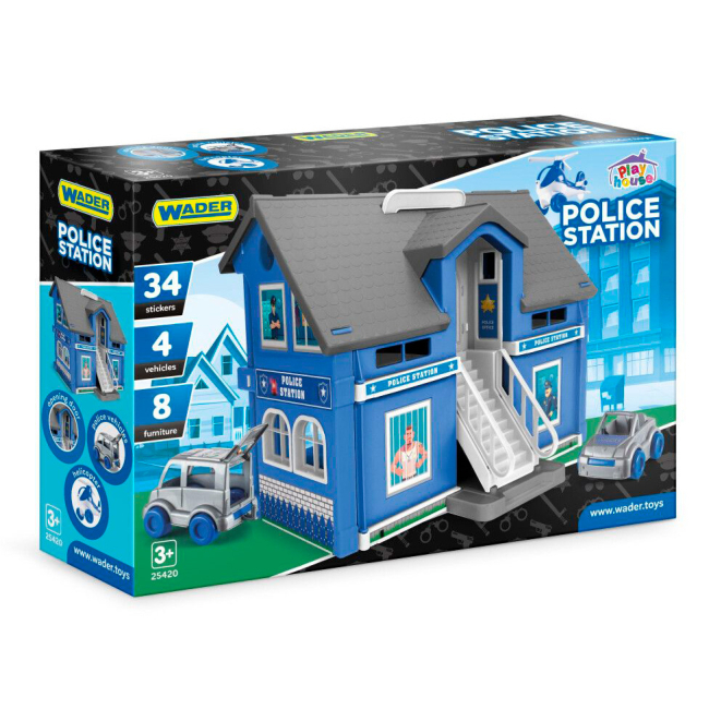 Паркинги и гаражи - Игровой набор Wader Play house Отделение полиции (25420)#2