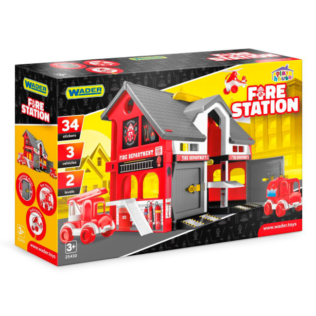 Паркинги и гаражи - Игровой набор Wader Пожарная станция (25410)#2