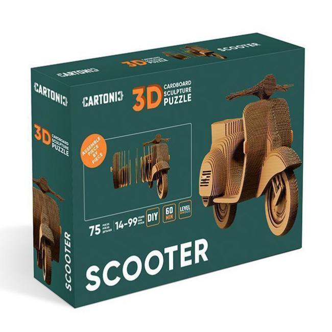 3D-пазли - 3D пазл Cartonic Scooter (CARTSCOO) (4820191133860)#3