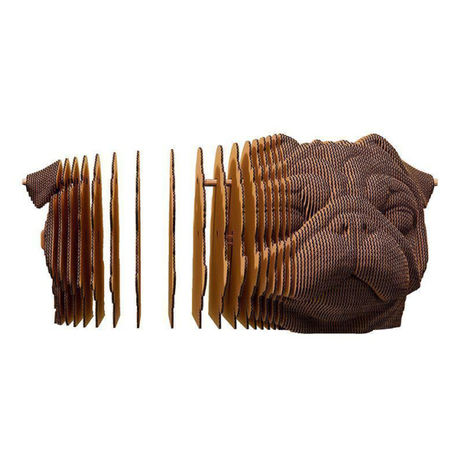 3D-пазли - 3D пазл Cartonic Pug (CARTPUG) (4820191133907)#2