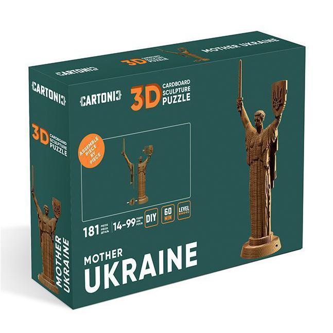3D-пазлы - 3D пазл Cartonic Mother Ukraine (CARTMOTHER) (4820191133921)#4