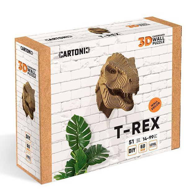 3D-пазли - 3D пазл Cartonic T-Rex (CWREX) (4820191133709)#5