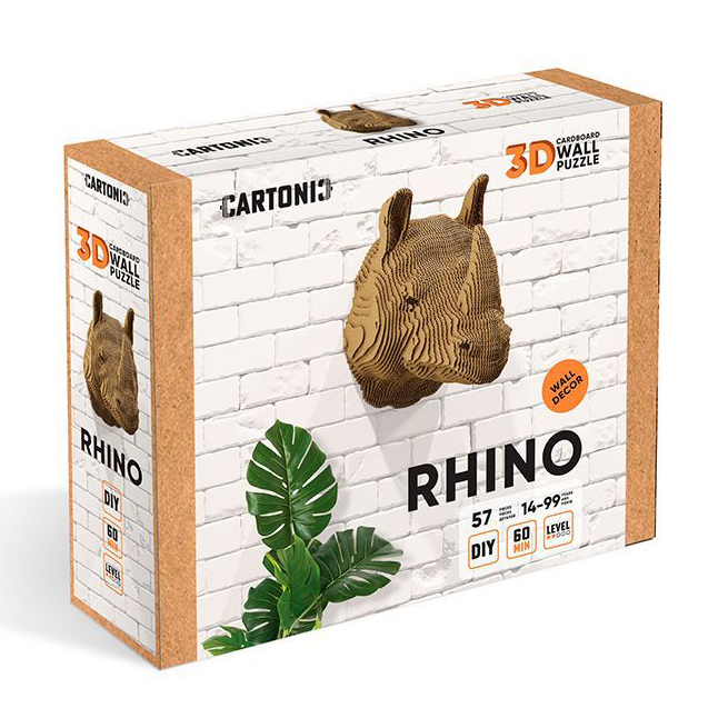 3D-пазлы - 3D пазл Cartonic Rhino (CWRHINO) (4820191133686)#4