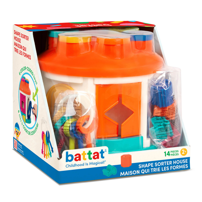 Розвивальні іграшки - Сортер Battat Розумний будиночок (BT4580Z)#4