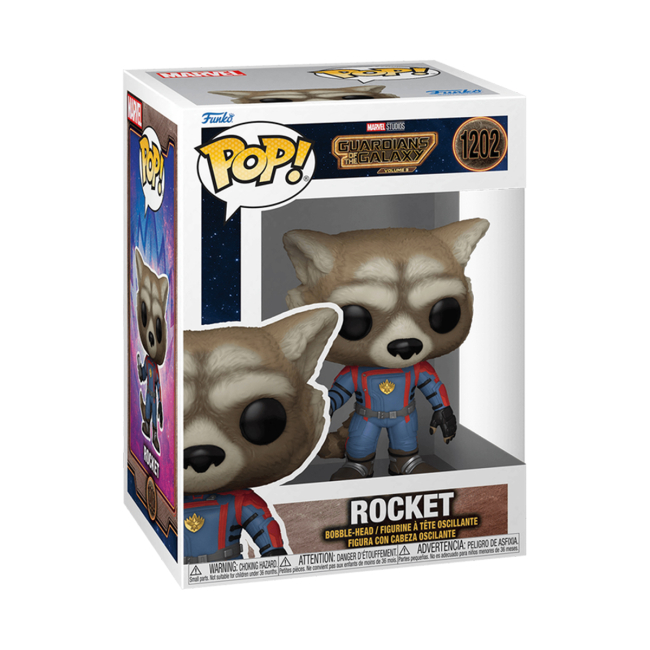 Фігурки персонажів - Фігурка Funko Pop Guardians of The Galaxy 3 Єнот Ракета (67509)#2