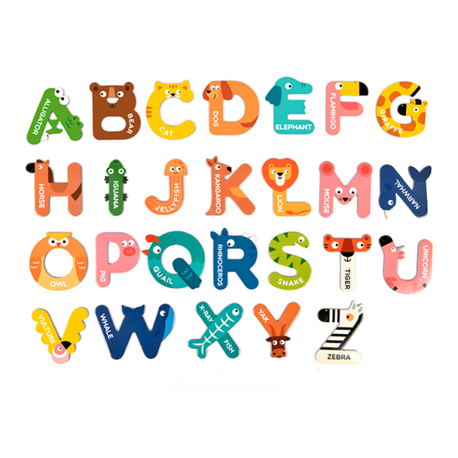 Обучающие игрушки - Набор магнитов Mideer Английский алфавит (MD2064)#2
