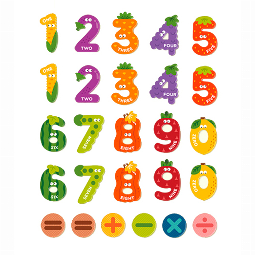 Навчальні іграшки - Набір магнітів Mideer Цифри (MD2102)#2