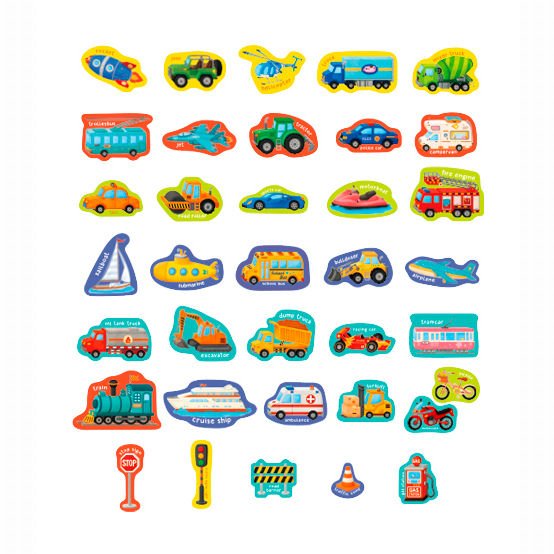 Развивающие игрушки - Набор магнитов Mideer Транспорт (MD2200)#2