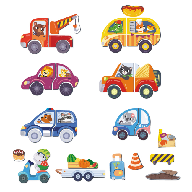 Настільні ігри - Магнітна гра DoDo Дорожні пригоди (200244)#3