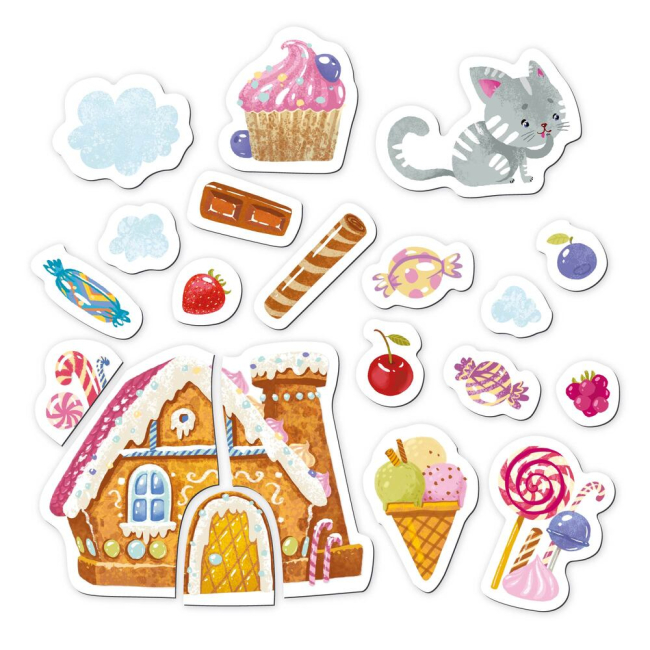 Настольные игры - Магнитная игра DoDo Котик-сладкоежка (200233)#2