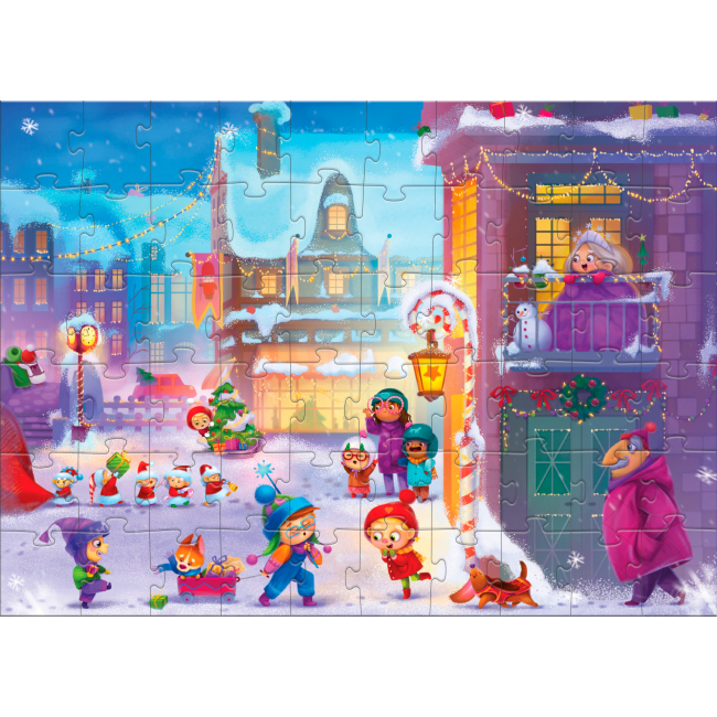 Пазлы -  Пазл DoDo Праздничный городок (300576)#2