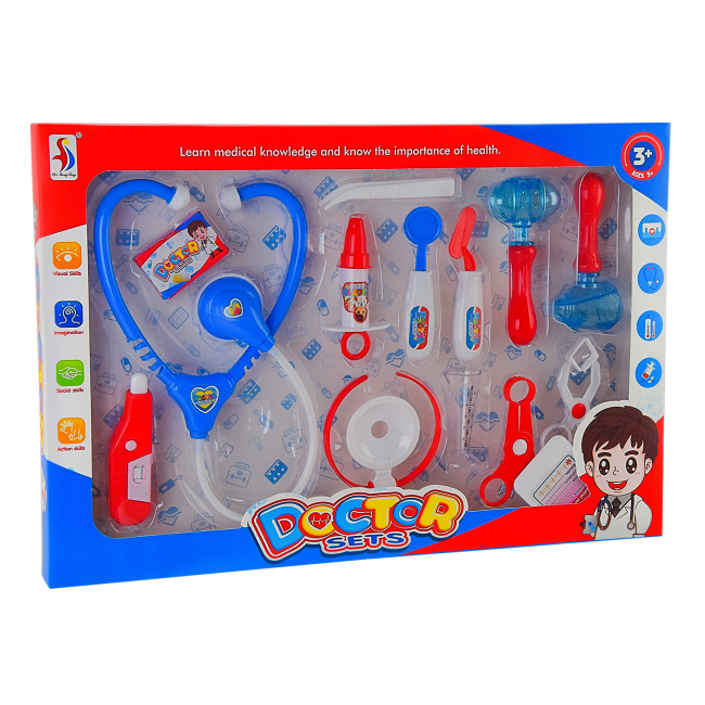 Наборы профессий - Набор врача микс Shantou Jinxing Голубой статоскоп (SD169-200/2)#2