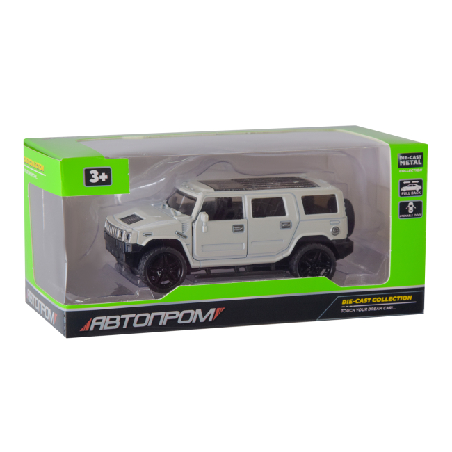 Автомоделі - Автомодель Автопром Позашляховик 1:32 білий (AP74106/1)#2