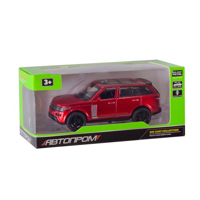 Автомоделі - Автомодель Автопром Позашляховик 1:32 червоний (AP74131/2)#4