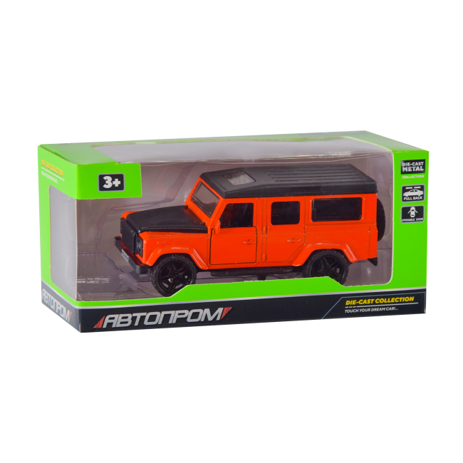 Автомоделі - Автомодель Автопром Джип 1:32 помаранчевий (AP74133/1)#4
