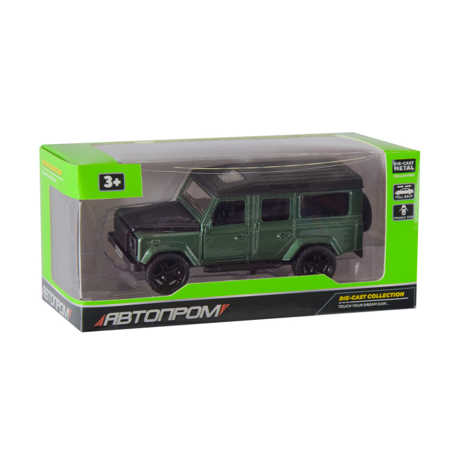 Автомоделі - Автомодель Автопром Джип 1:32 зелений (AP74133/2)#2