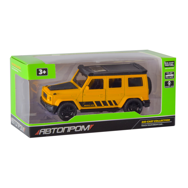 Автомоделі -  Автомодель Автопром Джип 1:32 жовтий (AP74140/1)#4
