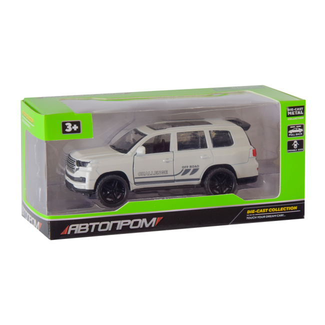 Автомоделі - Автомодель Автопром Позашляховик 1:32 білий (AP74143/1)#2