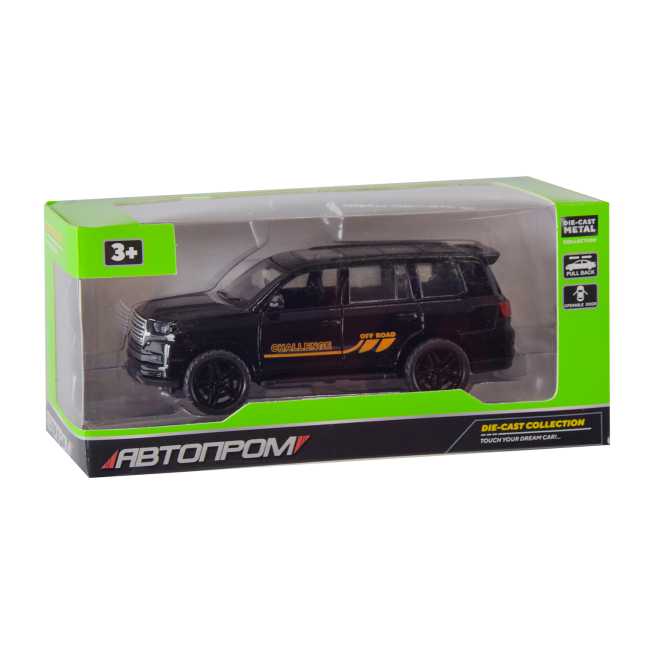 Автомоделі - Автомодель Автопром Позашляховик 1:32 чорний (AP74143/2)#4