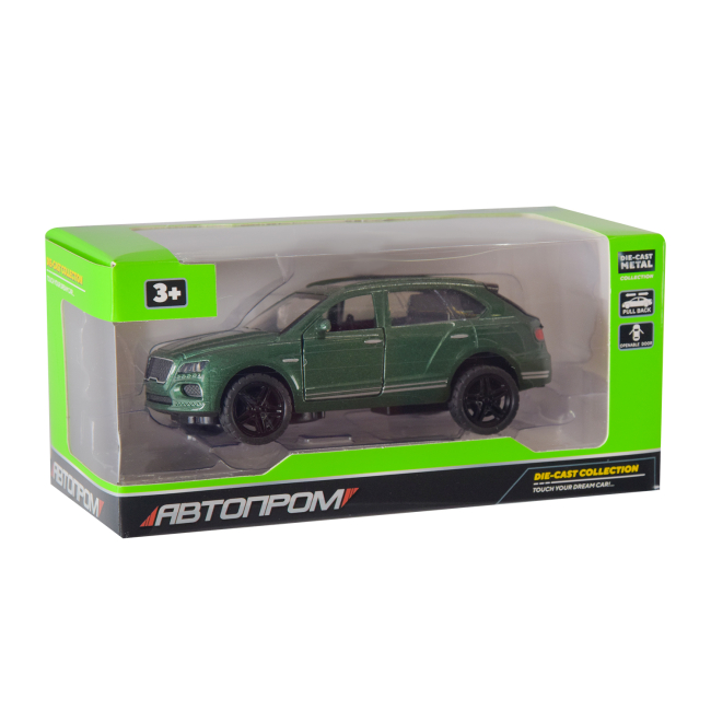 Автомоделі - Автомодель Автопром Легковий автомобіль 1:32 зелений (AP74145/1)#2