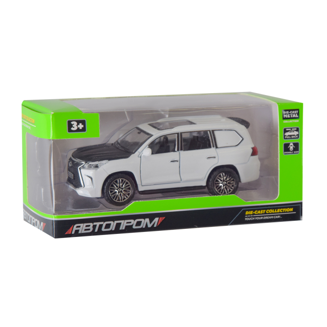 Автомоделі - Автомодель Автопром Позашляховик 1:32 білий (AP74148/2)#2