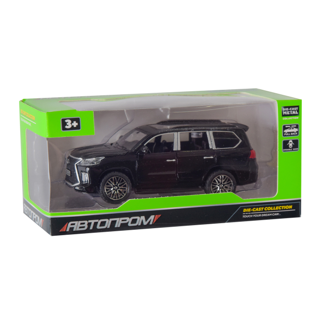 Автомоделі - Автомодель Автопром Позашляховик 1:32 чорний (AP74148/3)#2
