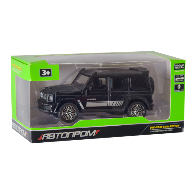 Автомоделі - Автомодель Автопром Позашляховик 1:32 чорний (AP74149/3)#2