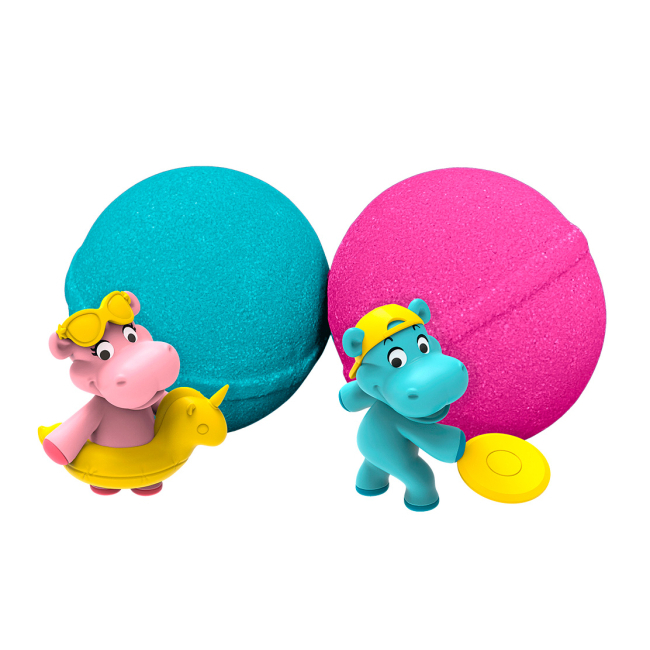 Косметика - Бомбочка для ванни Inkee Бегемотики (43417)#3