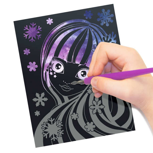 Товары для рисования - Набор для творчества Nebulous star Гратаж Звездные гравюры (11014)#4