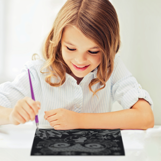 Товары для рисования - Набор для творчества Nebulous star Гратаж Звездные гравюры (11014)#5